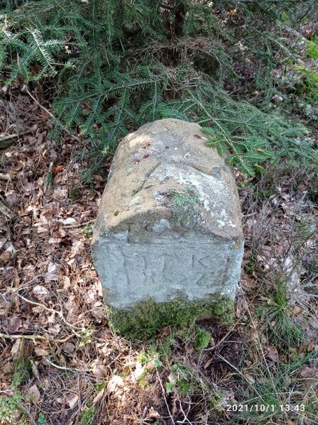 Datei:Grenzstein 128 Kühlkopf Ecke.jpg